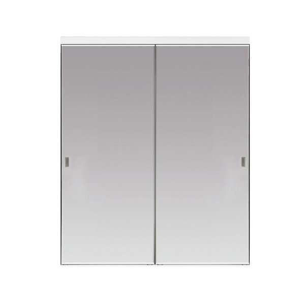 Custom Door and Mirror Mirrored Sliding Closet Doors & Reviews Wayfair
